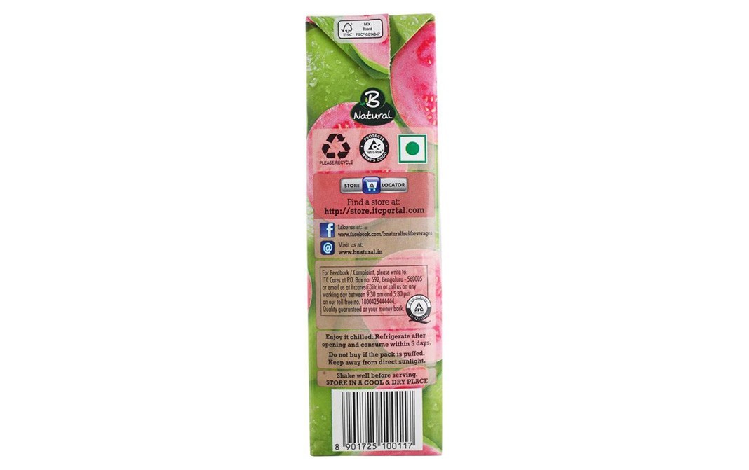 B Natural Guava    Tetra Pack  1 litre